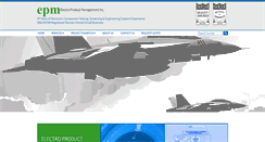 Desktop Screenshot of epmtechsales.com